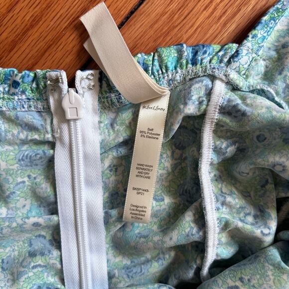 For Love And Lemons Blue Floral Mini Dress - Picture 7 of 7